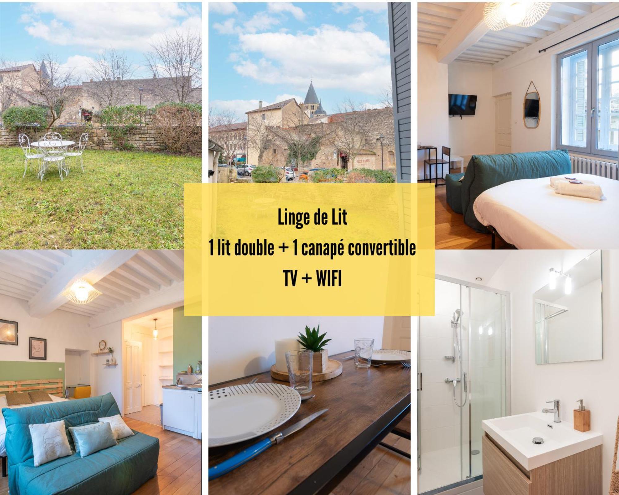 Cabana & La Place De L'Abbaye - Centre-Ville, Jardin Cluny Dış mekan fotoğraf